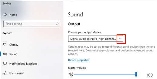 default audio device to fix no sound on computer issue