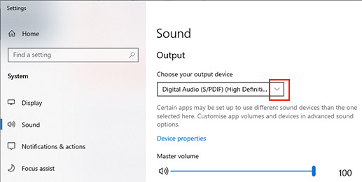 default audio device to fix no sound on computer issue